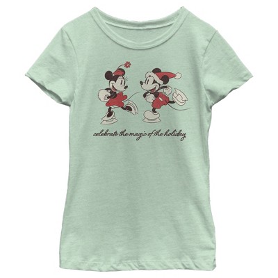 Girl's Mickey & Friends Celebrate The Magic Of Holidays T-Shirt