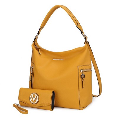 MKF Collection Ophelia Vegan Leather Women’s Hobo Bag with Wallet by Mia K