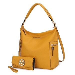 MKF Collection Ophelia Vegan Leather Women’s Hobo Bag with Wallet by Mia K - 1 of 4