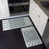 Sussexhome Non Skid Cotton Washable Kitchen Runner Rugs Set of  44 x 24 and 31.5 x 20 inches Throw Rug Set - 4 of 4