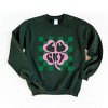 Simply Sage Market Women's Graphic Sweatshirt Luck With Shamrock - 2 of 4