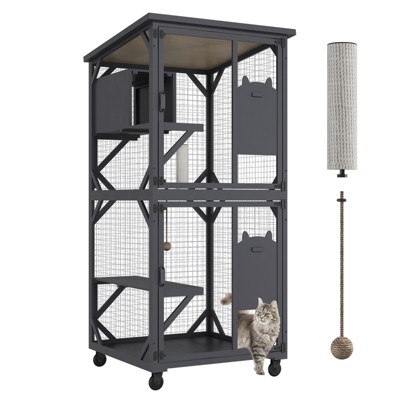 Catio Outdoor Cat Enclosure with Roof