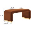 Modway Koda Performance Velvet Waterfall Ottoman - 2 of 3