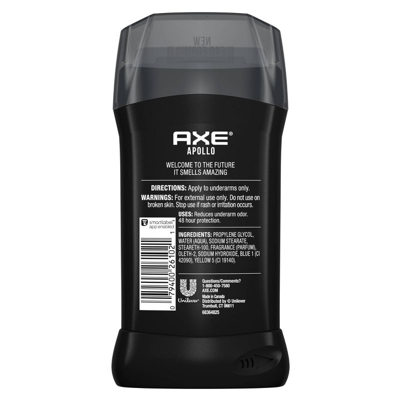 Axe Apollo All-Day Fresh Deodorant Stick - 3oz, 4 of 9