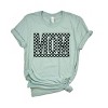 Simply Sage Market Mom Checkered Box Short Sleeve Tee - M - Seafoam - 2 of 4
