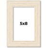 PosterPalooza | 5x8 Wide Barnwood Picture Frame, UV Acrylic, 6 Finishes - Grey, Brown, White, and Black - 2 of 4
