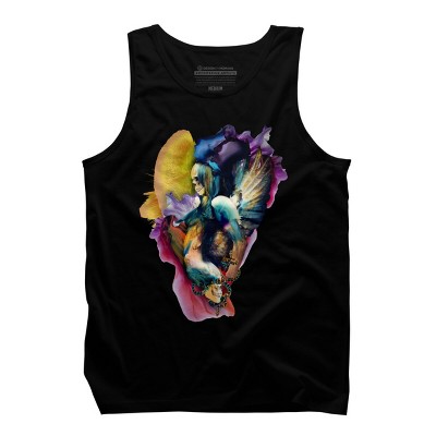 Men's Design By Humans QUEEN OF SKULLS II By rizapeker Tank Top