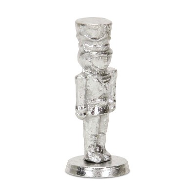 Cheung's Clara Silver Cast Iron Nutcracker Figurine - Small