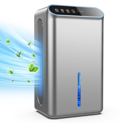1500ml Mini Dehumidifier For Home - Quiet With Auto Shut-Off, 7-Color Light, Timer & Auto Defrost For Bedroom, Bathroom, Closet, RV