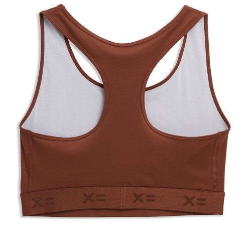 Tomboyx Racerback Compression Bra, Wireless Full Coverage Medium Support Bra,  (xs-6x) Latte Medium : Target