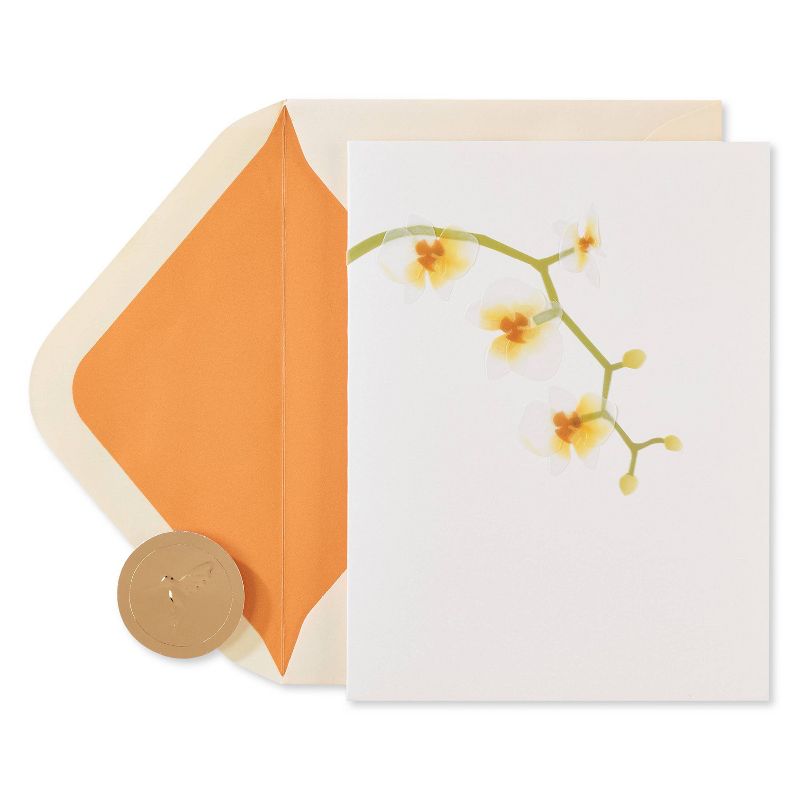 Orchids Card - PAPYRUS, 5 of 7