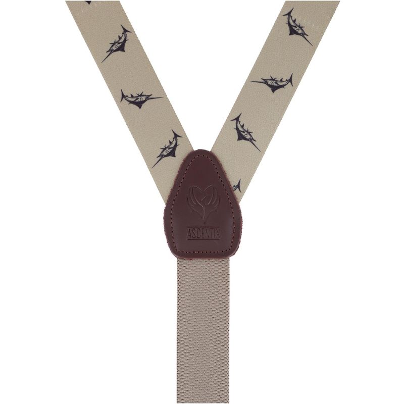 Ascentix Marlin Fish Print Clip End Suspenders, 2 of 4