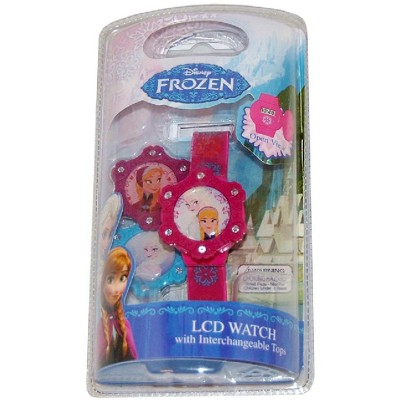 MZ Berger Frozen LCD Watch With Interchangeable Tops