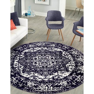 Unique Loom    Richmond Medallion Area Rug - 1 of 4