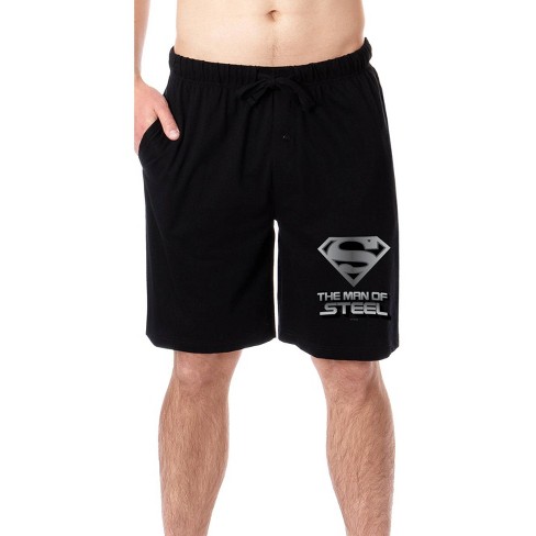 Intimo Dc Comics Mens Superman The Man Of Steel Character Sleep Pajama Shorts xxl Black Target