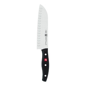 ZWILLING TWIN Signature 7-inch Hollow Edge Santoku Knife - 1 of 4