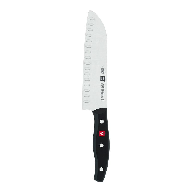 ZWILLING TWIN Signature 7-inch Hollow Edge Santoku Knife, 1 of 6