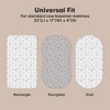 KeaBabies Organic Bassinet Sheet for Baby Girls, Boys, 2-Pack Soothe Bassinet Fitted Sheets, Bedside Bassinet Mattress Sheet - 3 of 4