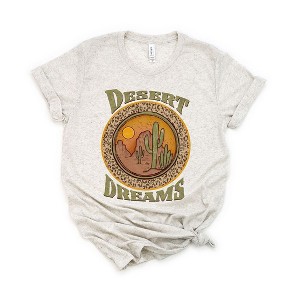Simply Sage Market Women's Desert Dreams Circle Short Sleeve Graphic Tee - 1 of 2