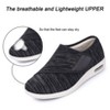Diabetic Shoes for Women Wide Width Elderly Shoes Adjustable Closure Lightweight Swollen Feet Walking Sneakers - 3 of 4