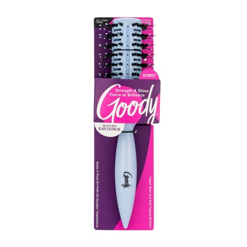 Goody Go Gentle Strength Infusion Round Hair Brush - Blue : Target