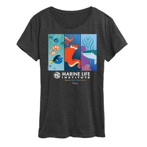 Women's - Disney - Marine Life Institute Short Sleeve Graphic T-Shirt - 1 of 4