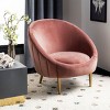 Razia Channel Tufted Tub Chair  - Safavieh - 2 of 4