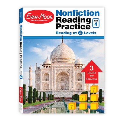 Nonfiction Reading Practice, Grade 4 Teacher Resource - by  Evan-Moor Educational Publishers (Paperback)