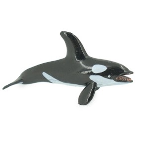 Collectible Wildlife Gifts | Orca, Killer Whale,  Plastic Animal, Educational, Toy,  Realistic Figure,  Model,   Gift,   2 3/4"    F7045 B67 - 1 of 4