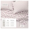 Reversible Printed Floral Scalloped Cotton Quilt and Sham Set - Great Bay Home - 4 of 4