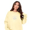 Simply Sage Market Embroidered Hawaii Flower Garment Dyed Sweatshirt - 2 of 4
