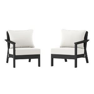 WestinTrends Avalon Outdoor Patio HDPE Sectional Sofa with Patio Cushions - 1 of 4