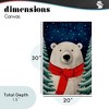 Stupell Industries Merry Polar Bear with Scarf Canvas Art - 4 of 4