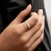 Pure Collection by Ross-Simons 0.25 ct. t.w. Lab-Grown Diamond Bar Ring in 18kt Gold Vermeil - 2 of 4