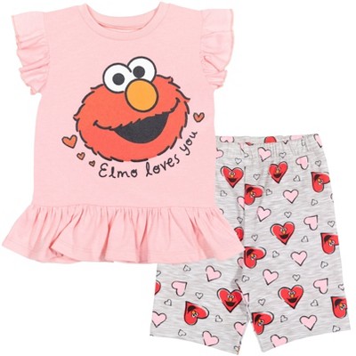 Elmo clothes clearance for baby girl