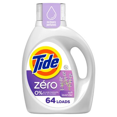 Tide Zero Soft Lavender HE Deep Cleaning Concentrated Liquid (84 fl oz)