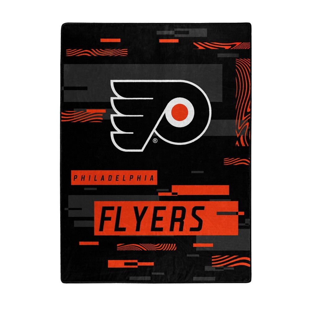 Photos - Duvet NHL Philadelphia Flyers Digitized 60 x 80 Raschel Throw Blanket