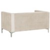 55 in. Wide Mid-Century Channel Tufted Velvet 2-Seater Sofa Couch Loveseat - Morden Fort - image 4 of 4