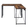 NicBex 47.5" Writing Desk with Metal Sled Base Rustic Industrial Home Office Computer Work Desk for Living Room & Study - 3 of 4