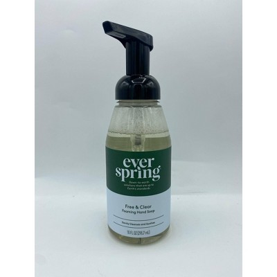 Free & Clear Foaming Hand Soap - 10 fl oz - Everspring™