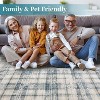 2'x6' Area Rug for Living Room, Machine Washable Non-Slip Vintage Style, Stain Resistant Mat for Dining, Nursery, Office, Entrance, Kitchen, Red - 4 of 4