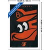 Trends International MLB Baltimore Orioles - Logo 25 Framed Wall Poster Prints - 3 of 4