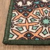 Bohemian Medallion Non-Slip Indoor Outdoor Area Rug by Blue Nile Mills - 3 of 4