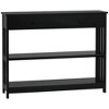 Grungis Narrow Console Table with Storage Slatted Shelf,Farmhouse Rustic Entryway Table with Anti-Tipper,Console Table for Living Room - 3 of 4