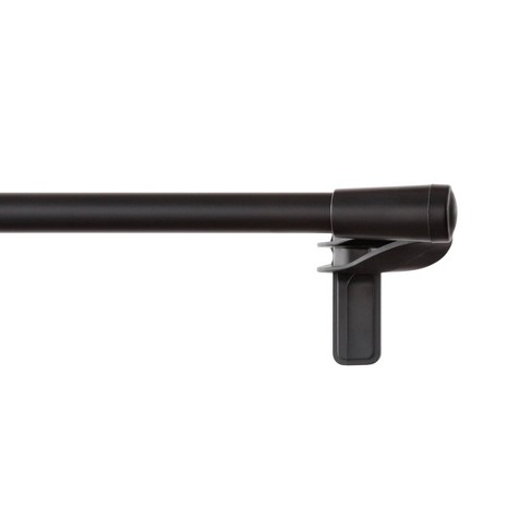 5 8 No Tools Wrap Around Room Darkening Curtain Rod Eclipse