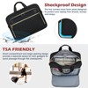 Laptop Bag 17.3 Inch Laptop Briefcase for Women Men Waterproof Shoulder Messenger Bag Large Computer Bag for Business Office Work College, Black - 4 of 4