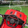 Ride On Truck Car, 12V Ride On Toy w/Parent Remote Control, Steering Wheel Music - 3 of 4