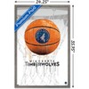 Trends International NBA Minnesota Timberwolves - Drip Basketball 21 Framed Wall Poster Prints - 3 of 4