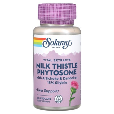 Solaray Vital Extracts, Milk Thistle Phytosome, 60 VegCaps