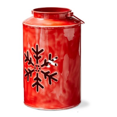 tag Snowflake Enamel Lantern Large